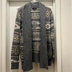 Jack by bb Dakota patterned cardigan size medium